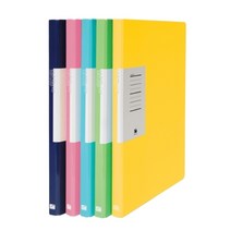 A4글로시페이퍼레버화일 HE527E [선택] 부동산 화일 문구 사이트 서류파일 용품 사무 문방구, 노랑
