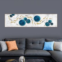 물고기 그림 대형 잉어 액자 구어도 주문 제작 거실 침실 40*120/50*150, 구어도4호