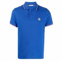 [명품]MONCLER 8A70300 84556 708 8A703 00 삼선라이닝 로고패치 반팔 카라티 D 8A703 00 84556 708