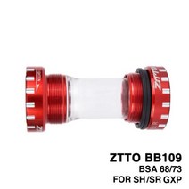 ZTTO-BB109 외부 베어링 하단 브래킷 BSA68 73 GXP BB MTB 도로 자전거 렌치 프로휠 24mm 스플라인 축 22mm 크랭크셋, [02] BB109 BK-tool