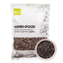 홈인푸드 칼리바우트 다크 초콜릿 1kg 홈베이킹, 1개