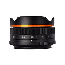캠코더렌즈 카메라렌즈 밝은 별 10mm F5.6 어안 고정 조리개 렌즈 수동 초점 캐논 EOS-M 소니 E 후지 X M4/, 02 Silver_03 E 마운트