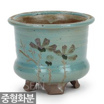 중형 다육 다육이 그림 화분 - 식물 선인장 동백꽃 분갈이 여주 도자기 옹기 베란다 인테리어 홈 가드닝 거실 책상 토분, 07_세인_여주 도자기화분_NO_07
