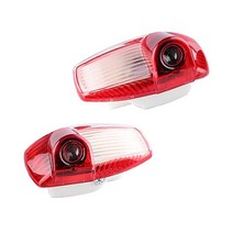 아우디 Q7 인젝터 포르쉐 파나메라 970 박스터 카이맨용 LED 자동차 도어 987 986 991 997 레이저 프로젝터 신호 램프 2 개, 2.Only PP-orsche Word