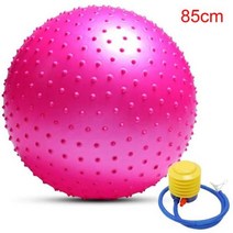 짐볼 보수볼 토닝볼 하프 토구 땅콩 안티 버스트 스포츠 요가 공 펌프 55cm65cm75cm85cm 필라테스 체력 운동 공 홈 체육관 마사지 공, 핑크 85cm