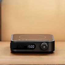 인덕션 티팟 전기레인지 커피 다도 1인 티메이커 1500w, 화이트 인덕션+900ml유리주전자+유리컵x4