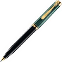 일본직발송 3. PELIKAN 펠리컨 볼펜 유성 녹색 줄무늬 K600 정규 수입품 B006O82S3Y, One Size, 녹색 줄무늬, 단품