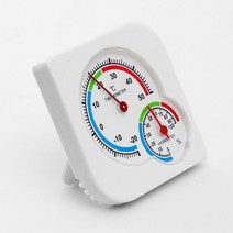 휴대용 아날로그 미니 온습도계 습도측정기 온도 고온, 1개