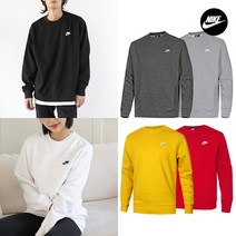 [나이키] NSW 클럽 크루 넥 플리스 스우시 기모 맨투맨 6종 택일