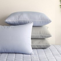 아망떼 순면 알러지케어 빨아쓰는 베개 40x60/50x70cm, 15_코튼벨 홑겹베개커버_2장/01_화이트_40x60