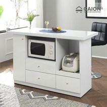 가이온 콜린 광폭 수납형 1300 대리석 홈바, 화이트