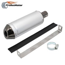 바이크 오토바이 배기 머플러 시스템 모터사이클 범용 28mm 125cc 150cc 클램프 파이프 쿼드 카요 스쿠터 더트 ATV 이스케이프 피트, 1개