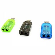 IN-N USB Virtual 채널 사운드카드 젠더형 5.1, 임의배송