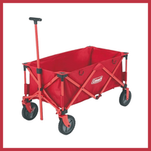 콜맨웨건 아웃도어 웨건 나들이 캠핑카트 야외 짐수레 (레드) X 1개, 콜맨웨건(레드) X 1개