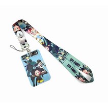 A0981 Anime SPYFAMILY 매는 밧줄 키 체인 ID 카드 패스 휴대 핸드폰 USB 배지 링 홀더 넥 스트랩 액세서리, [10] 10