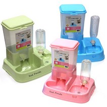 레서판다 강아지 고양이 자동급식기 고양이정수기 배식기 급여기 밥그릇 급식기 급수기 정수기강, 1개, 판다핑크, 500ml