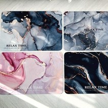 기타 바보사랑[콕닷컴]대리석무늬 규조토 발매트 1개(색상 택1), 그레이마블, 그레이마블, 1개