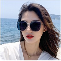알에이치원 여자 남자 패션 미러 선글라스 UV차단 금테 보잉 편광