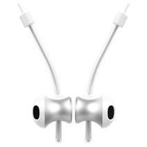 비켄 리트랙터블 케이블 이어폰 3.5mm 커넥터, Silver, VE-609