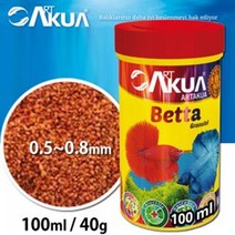 반다다아쿠아 ART 아트아쿠아 베타 100mL (베타 사료), 1개
