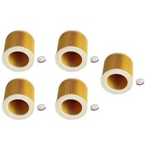 Karcher 6.414-552.0 진공 청소기 부품 용 5pcs 교체 공기 먼지 필터 a2004 a2204 hepa 필터, 진공 청소기 부속품