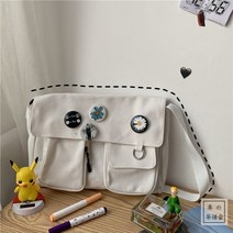 캔버스 쇼퍼백여성용 캔버스 숄더백 청소년 캐주얼 대용량 크로스바디 백 솔리드 핸드백 메신저백 패션