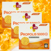 사은품+SPH 프로폴리스 5000mg 플라보노이드 70mg 180캡슐 원어데이 뉴질랜드, 180캡슐 3개