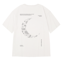 하이 스트리트 트렌디 브랜드 루즈 티셔츠 팻 맨 반팔 남성 플러스 팻 플러스 5부 소매 순면 팻 맨 빅 사이즈 남성 의류 여름