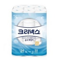 유한킴벌리 크리넥스 순수3겹화장지 25MX24롤, 1