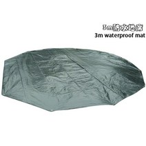 유르트 텐트 야외 대형 캠프 몽골리안 몽골 게르 인디언 티피 텐트 대용량 대 가족 캠핑, 3m PE 바닥 매트 블랙 (단독주문 불가)