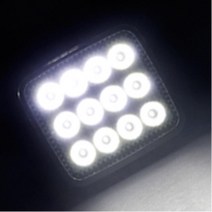 차량용 LED 써치라이트 화물차 선박 견인차 12V 24V 야간도로공사 서치 대형트럭 보트용 신형5톤 덤프차 용달 작업등 트랙터 산업현장 캠핑용 지게차, SJ 201 레드1개