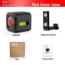 지적측량 gps측량기 레이저 포인터 레벨기거치대 광파기 레이저레벨기 레벨기 레이저줄자 레이저자 마킹기 2021년 새로운 CE 인증 가을 보호 녹색 및 적십자 레이저 라인 30, 협력사, MD02RS 플러스