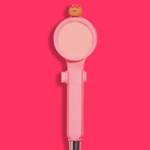 라인프렌즈 마이크로버블 샤워기헤드단품 2종 필터포함, 1세트