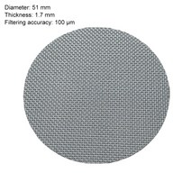 드롱기 51/53.5/58.5mm 퍽 스크린 스테인리스 재사용 Portafilter 하부 샤워 필터 멀티 크기 커피 도구, 01 은_03 51mm