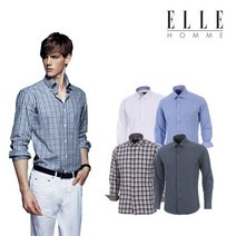 [엘르옴므] 남성 사계절 베스트 데일리 긴소매 와이셔츠 남방 스판/일반 50종