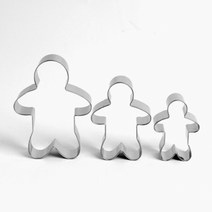 캐릭터쿠키커터 사람모양 과자틀 3종 세트