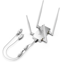 Vonets VONETS AC1200 듀얼 밴드 미니 무선 브리지 이더넷/WiFi 리피터/라우터 이더넷 RJ45 - DVR 로봇에 적합한 4개의 외부 안테나가 있는 WiFi 어댑터, Dual band 2.4G+5G