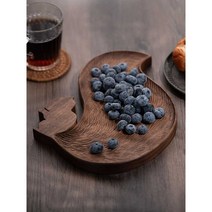 다람쥐 디자인 나무 접시 다과 너트 럭셔리 인테리어, 다람쥐과일접시