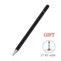 범용 스마트폰 스타일러스 펜 안드로이드 IOS 레노버 샤오미 삼성 태블릿 터치 스크린 드로잉 iPad, 18 Black