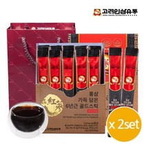 고려인삼유통 홍삼 가득 담은 6년근 골드스틱 프리미엄 1+1 SET (12g x 30포), 2개, 단품