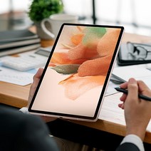 삼성전자 갤럭시탭 S7FE WiFi 64GB SM-T733, 128G x Wi-Fi+Cellular, 블랙 SM-T735NZKHKOO_필름+충전기세트