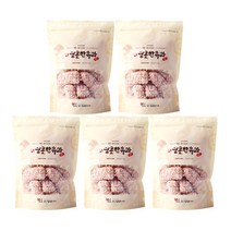 [천삼백케이] [김규흔한과] 김규흔한과 달콤한 백련초 유과 레드 120g x 5봉, 단품