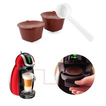 뜨거운 판매 리필 가능 커피 필터 달콤한 맛 재사용 가능한 캡슐 Nescafe Genio piccolor esperta와 호환, 단일옵션