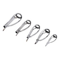 낚시대 SIC 링 팁 탑 아이링 수리 키트 5pcs 낚싯대 폴 가이드 혼합 크기 13mm 35mm