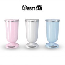 [베베모델/이중덮개형][항균리필롤 10개월분장착]5중밀폐휴지통, 상세설명 참조, [베베모델/이중덮개형] B200AR1 B(블루)