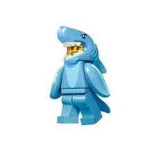 POGO 블록 미니피규어 인형탈 알바 시리즈, PG927 - 상어