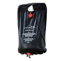솔라 캠핑 샤워기 20L, 블랙, 1개