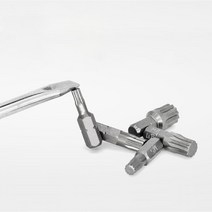 앵글드라이버 코너 ㄱ자 각도 전동 틈새드라이버 자동 도구 스크루드라이버 인치 앵글 수리, 02=M5-1Pc