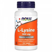 나우푸드 Now Foods L-라이신 500mg 100정
