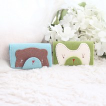 미니미니 카드지갑 수납, 곰
